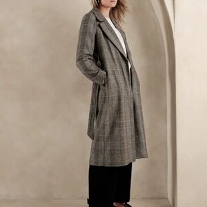 NWT Banana Republic Tie-Waist Wrap Coat Size XL